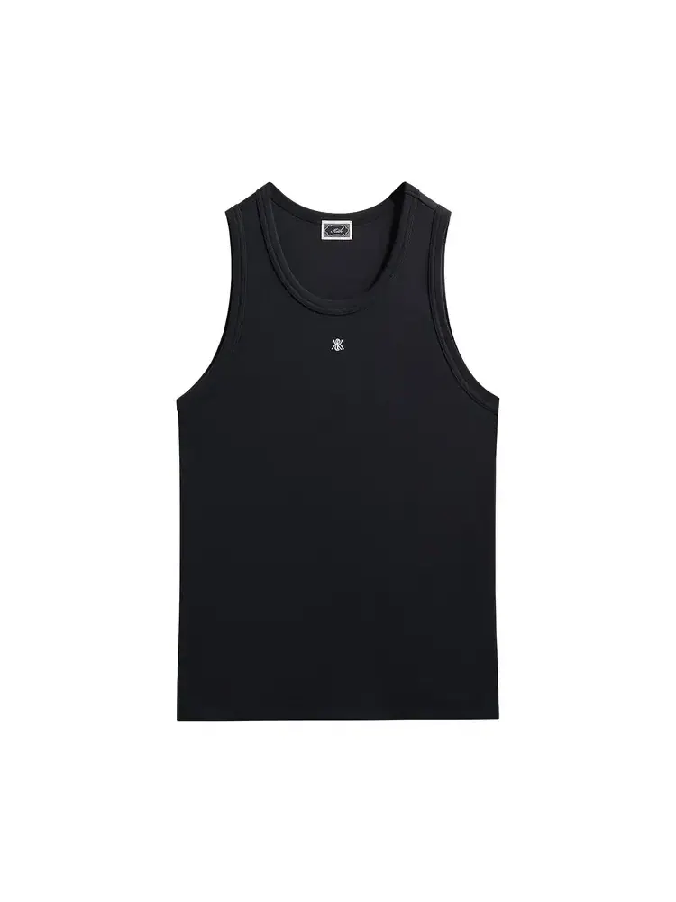 Майка в рубчик Kith Crest — изображение 1 из 2, черный