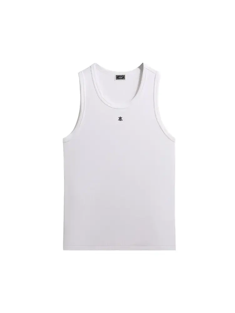 Майка в рубчик Kith Crest — изображение 1 из 2, белый