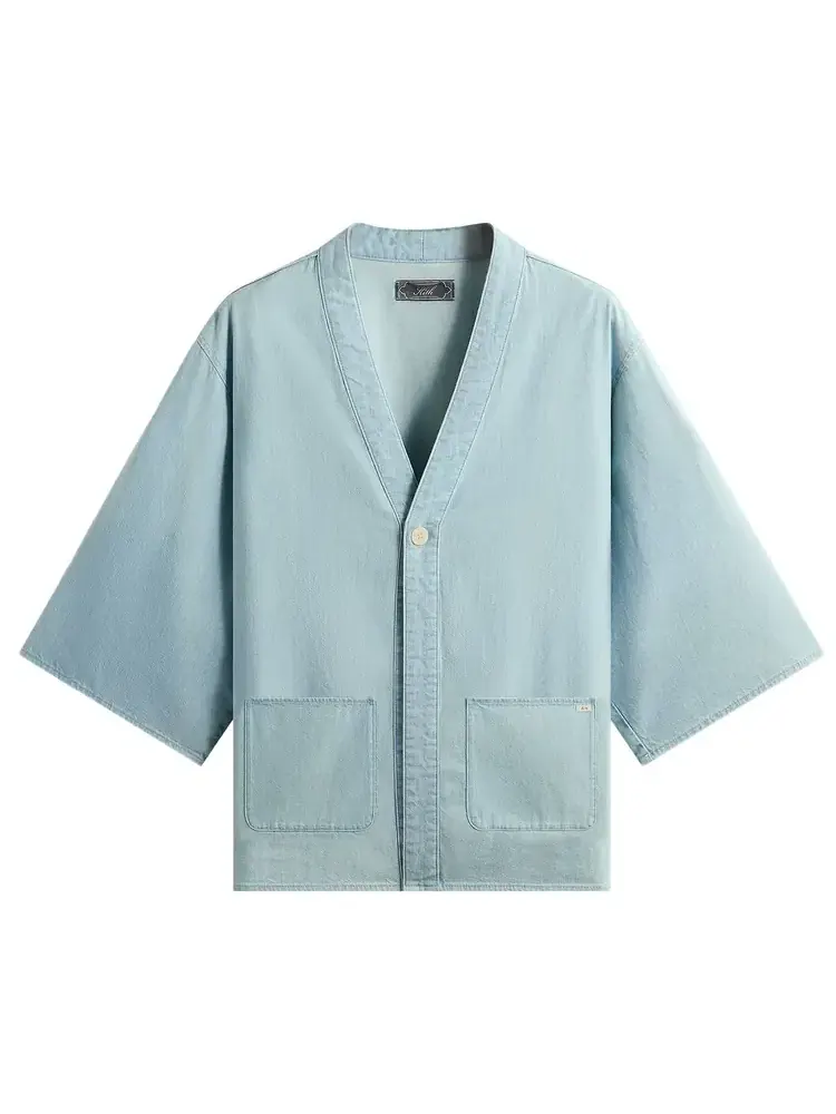 Рубашка Kith Chambray Nanthan — изображение 1 из 2, синий