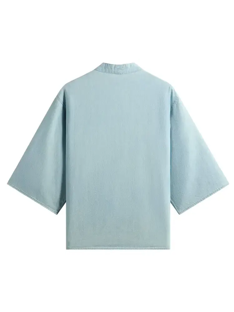 Рубашка Kith Chambray Nanthan — изображение 2 из 2, синий