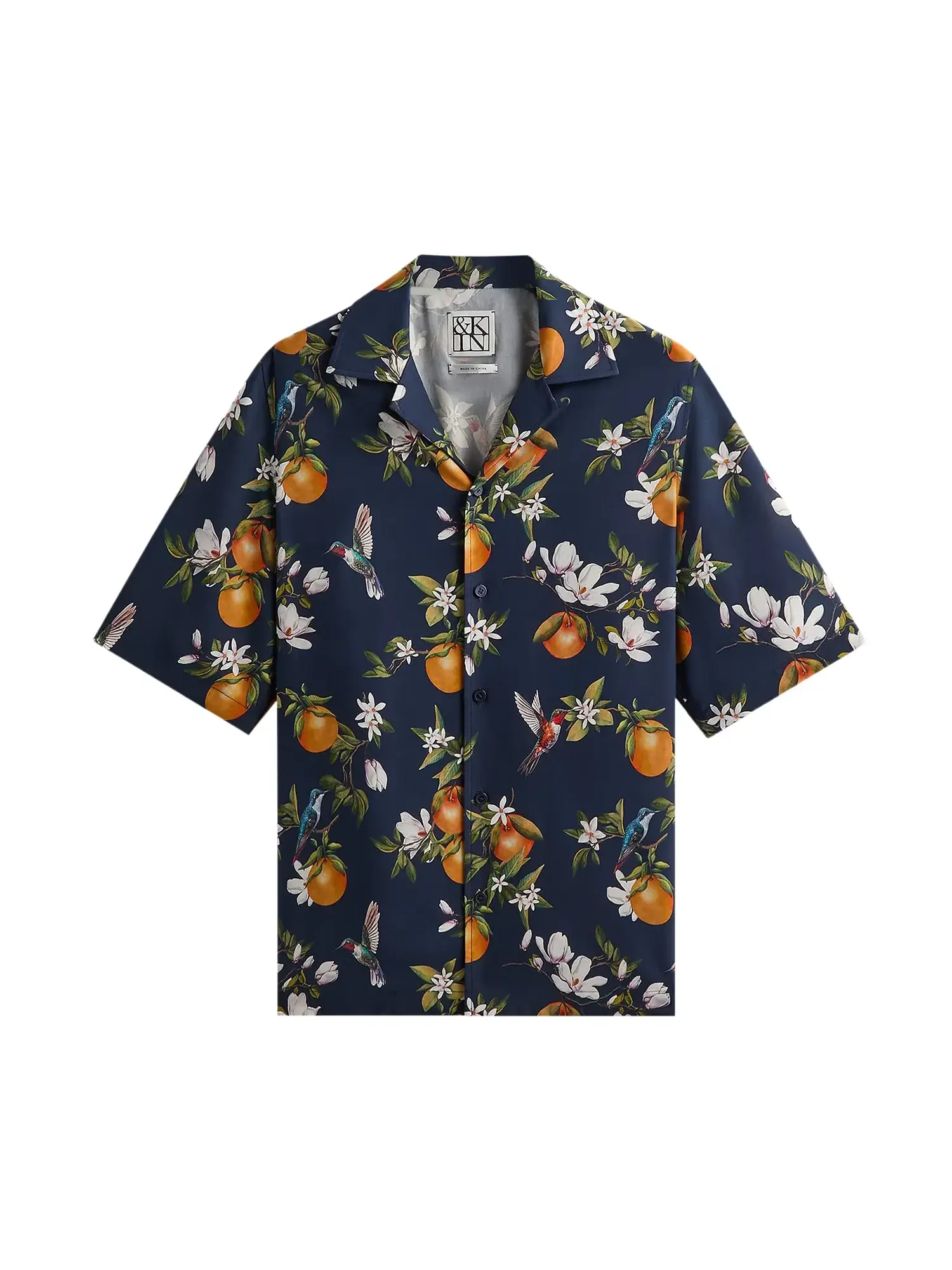Рубашка Kith & Kin Citrus Garden Thompson Camp Collar Shirt — изображение 1 из 2, ночной