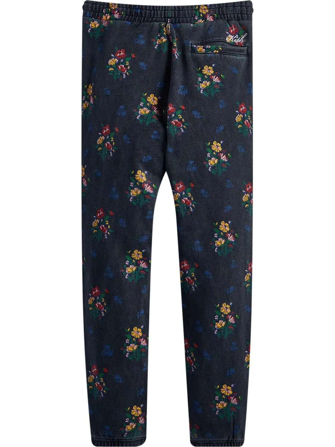 Спортивные брюки Kith Begonia Floral Williams I Sweatpant 'Nocturnal' — изображение 2 из 2, синий