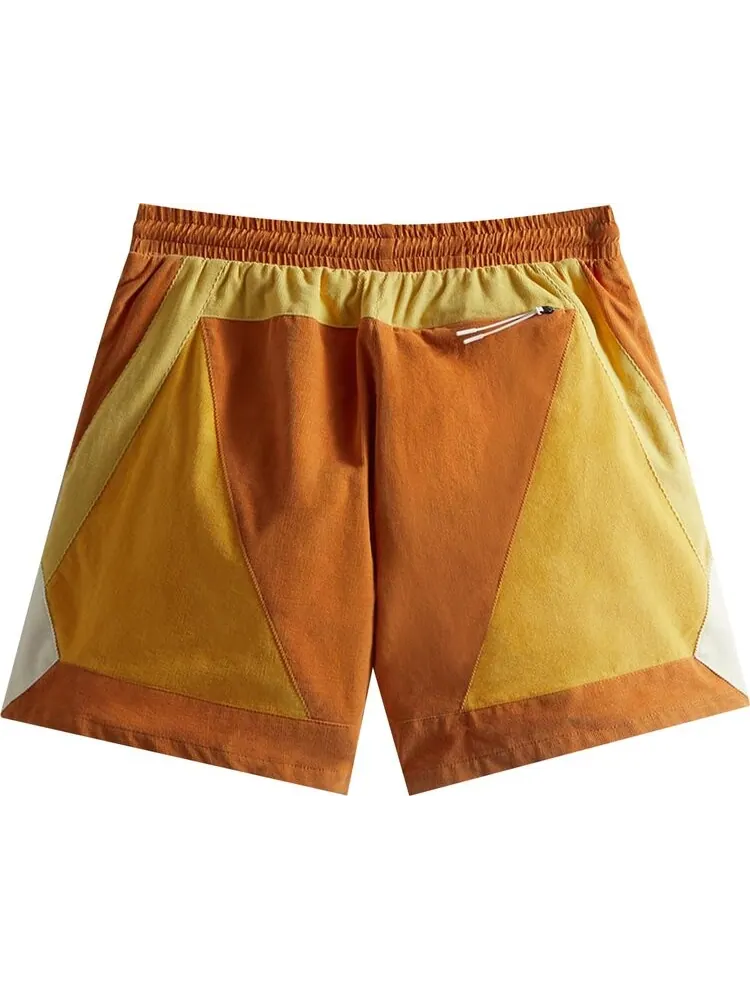 Шорты Kith Mixed Micro Cord Turbo Shorts 'Aura' — изображение 2 из 2, оранжевый