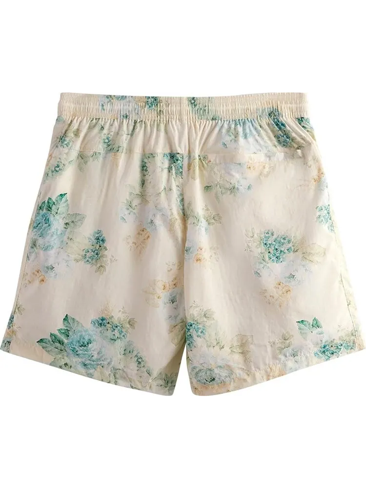 Шорты Kith Printed Active Swim Short Vintage Roses 'Waffle' — изображение 2 из 2, бежевый