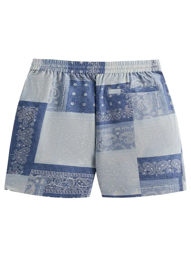 Шорты Kith Washed Paisley Active Short — изображение 2 из 2, синий