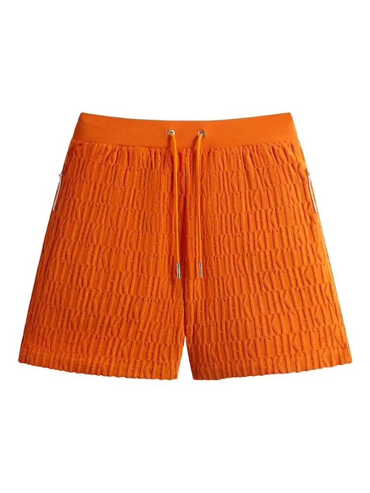 Шорты Kith Monogram Terry Graham Short — изображение 1 из 1, оранжевый