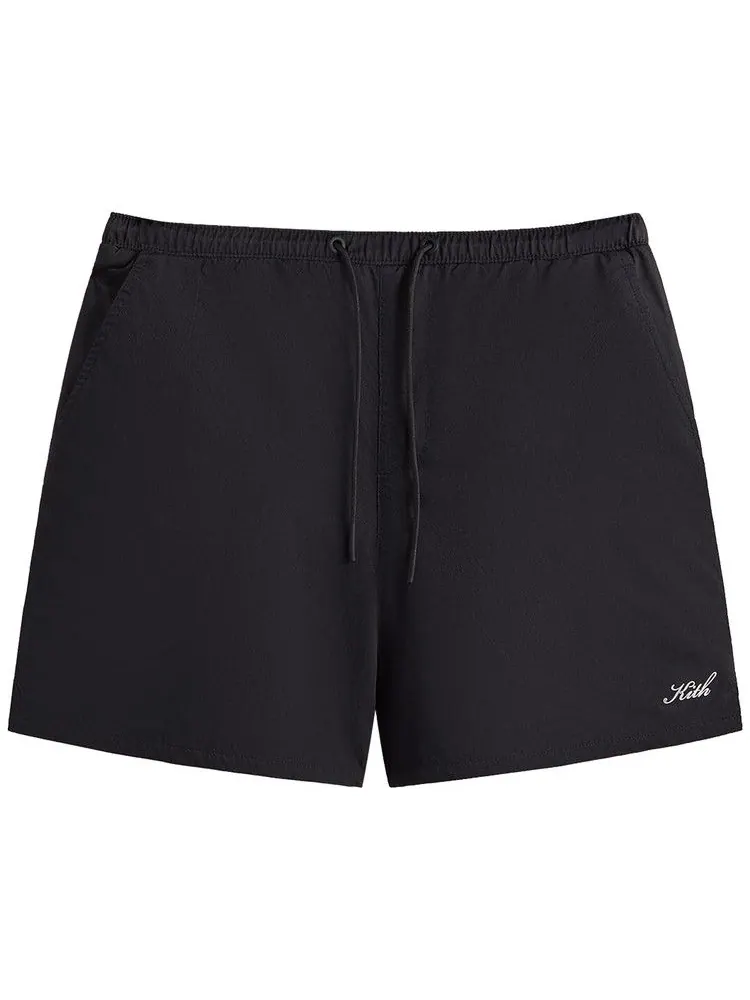 Шорты для плавания Kith Twill Collins Swim Short — изображение 1 из 1, черный