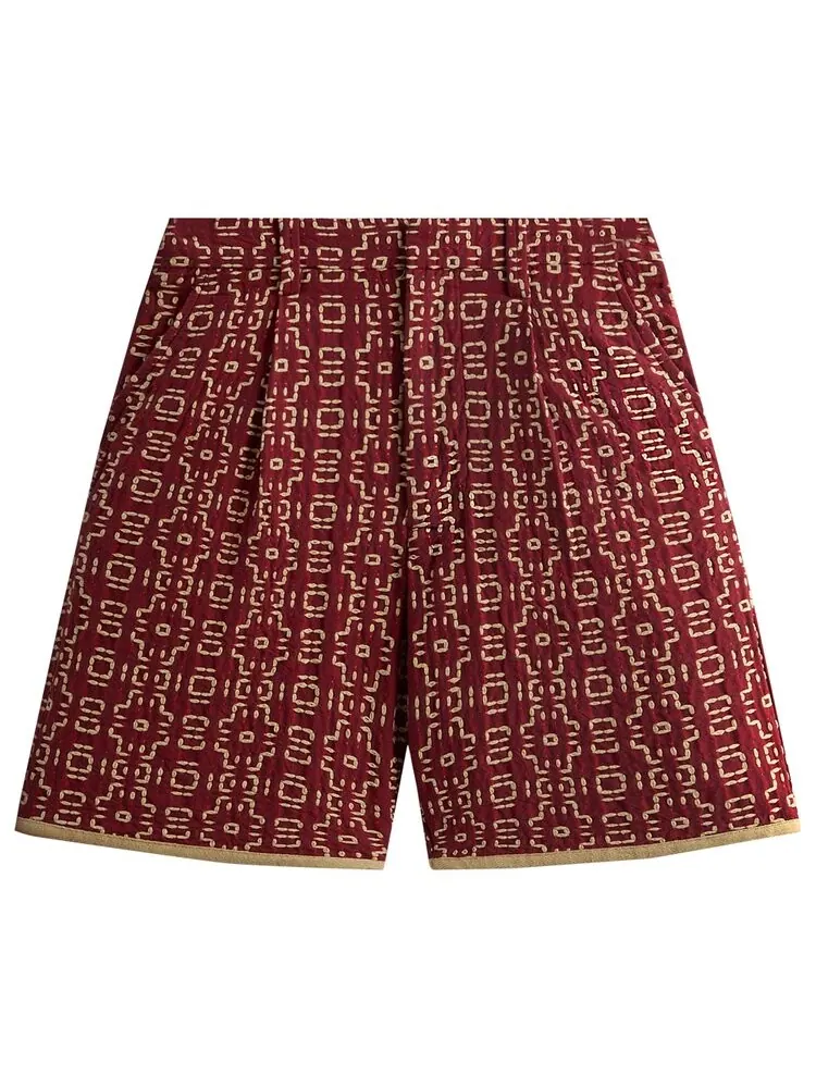 Шорты Kith Textured Stitch Allen Short — изображение 1 из 1, красный