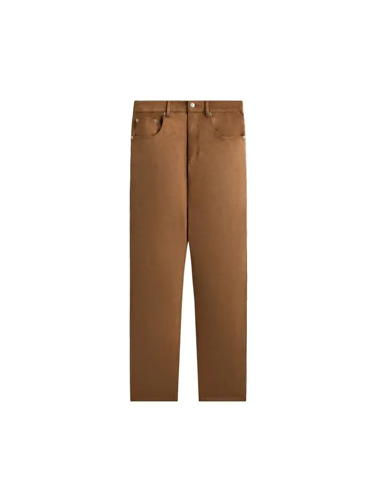 Брюки Kith Bonded Microsuede Centre Pant Mesa — изображение 1 из 2, оранжевый