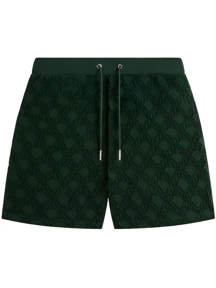 Шорты Kith Crest Monogram Terry Graham Short, Stadium — изображение 1 из 2, зеленый