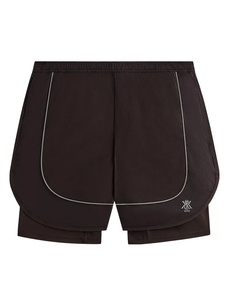 Шорты Kith Jordan Tech Short, Kindling — изображение 1 из 2, коричневый