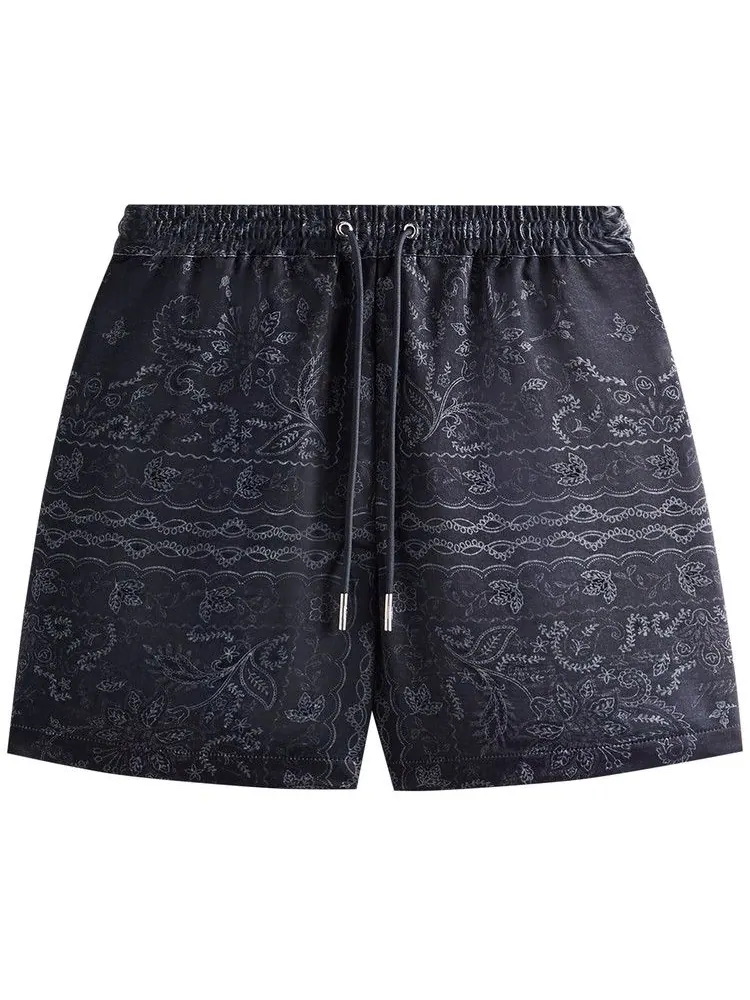 Шорты Kith Panelled Bandana Active Short — изображение 1 из 2, черный