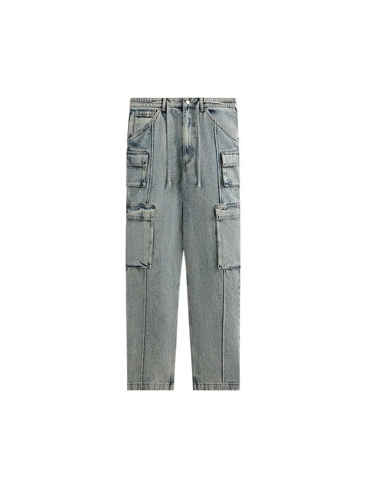 Брюки Kith Zane Denim Cargo Pant, Cameron Wash — изображение 1 из 1, синий