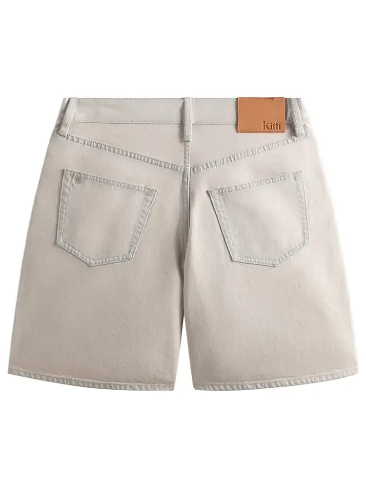 Джинсовые шорты Kith Midweight Denim Lewis Short — изображение 2 из 2, бежевый