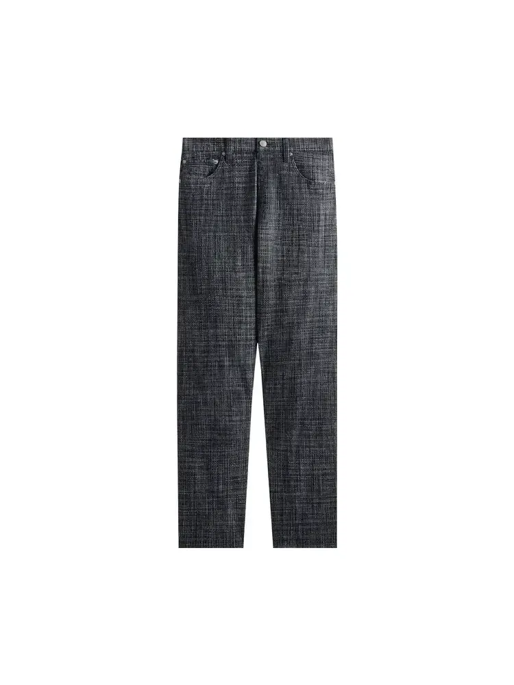Джинсы текстурированные Kith Textured Indigo Webster Chill — изображение 1 из 2, синий