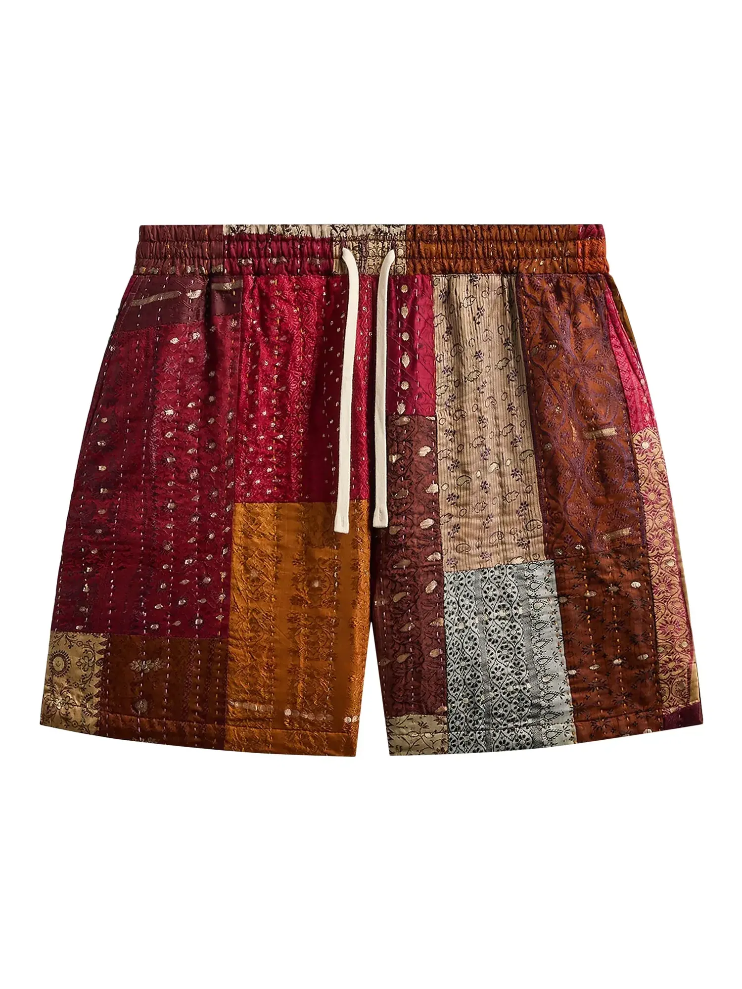 Шорты Kith & Kin Tal Patchwork Short — изображение 1 из 2, коричневый/мульти