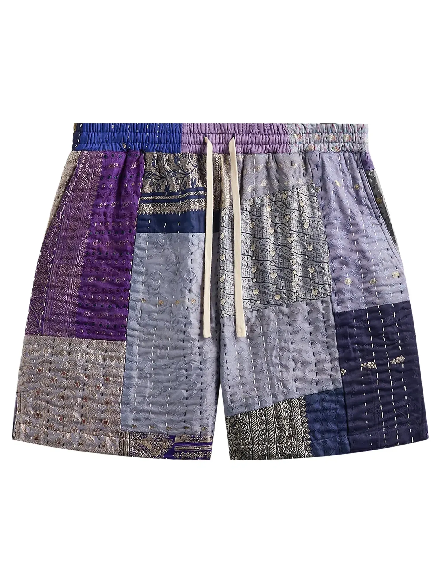 Шорты Kith & Kin Tal Patchwork Short — изображение 1 из 2, синий/мульти