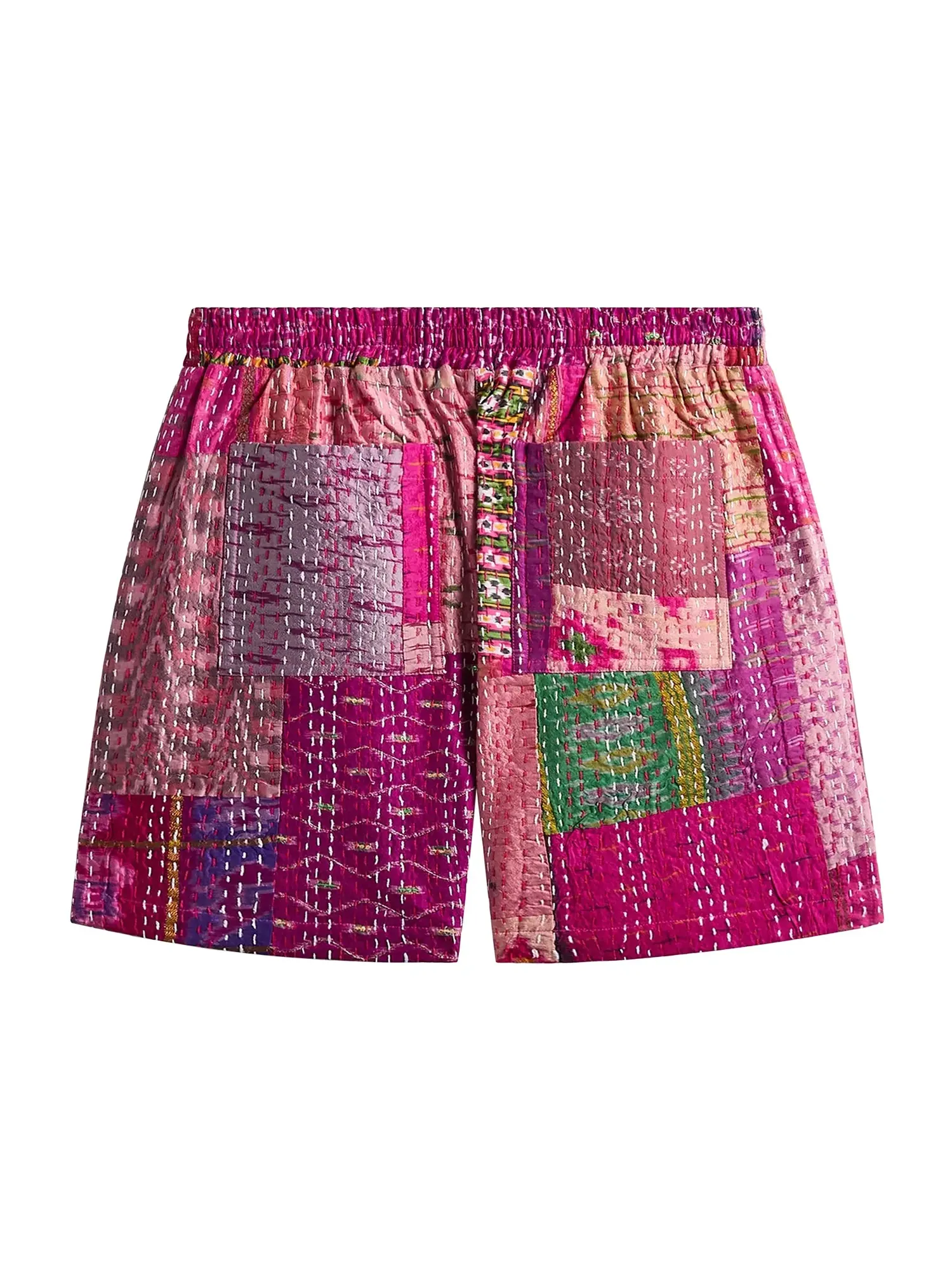 Шорты Kith & Kin Tal Patchwork Short — изображение 2 из 2, розовый/мульти