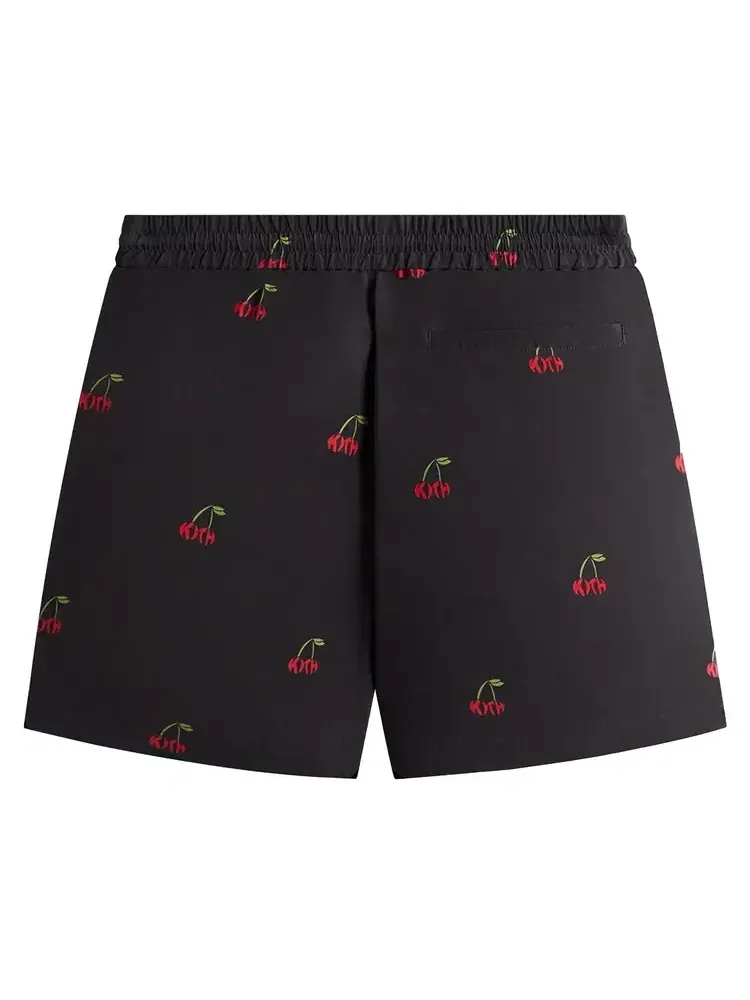 Спортивные шорты Kith Printed Cherry Cupro Linen Active Short — изображение 2 из 2, черный