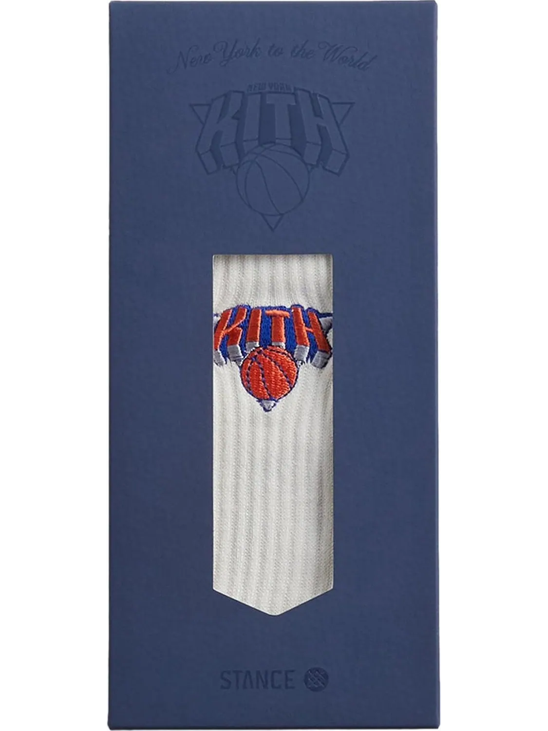 Носки Kith & Stance For The New York Knicks Logo 'Silk' — изображение 2 из 2, бежевый