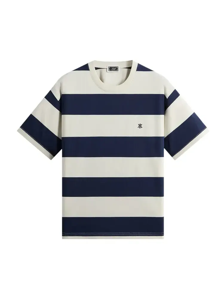 Футболка Kith Stripe Alex II Boxy — изображение 1 из 2, бежевый