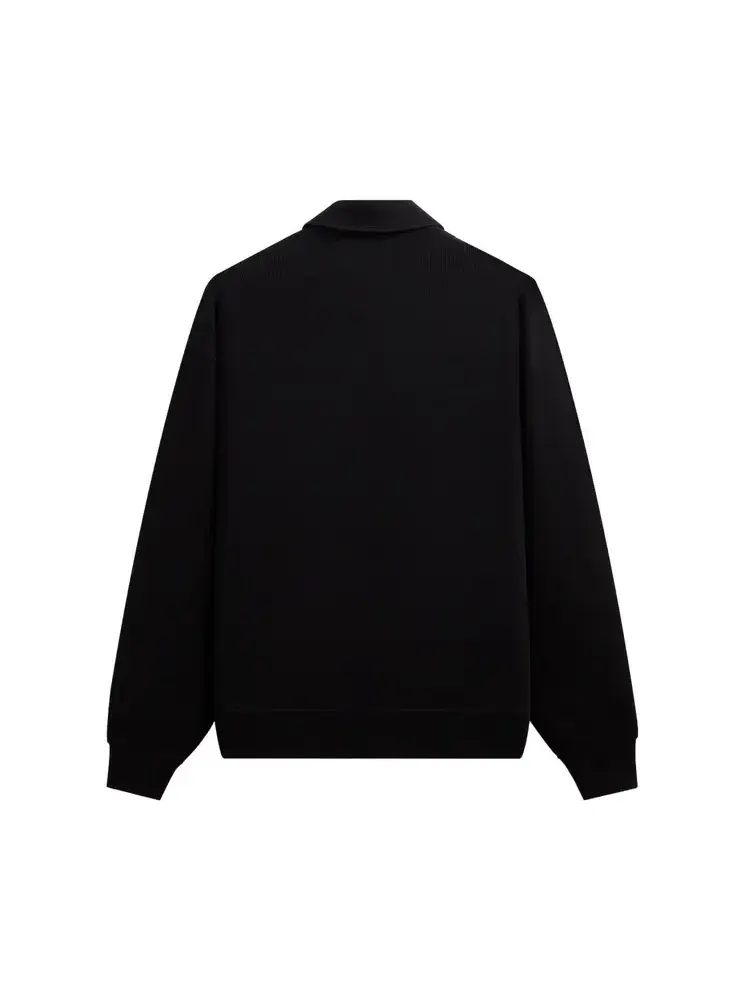 Пуловер Kith Micro Waffle Nelson Rugby Pullover — изображение 2 из 2, черный
