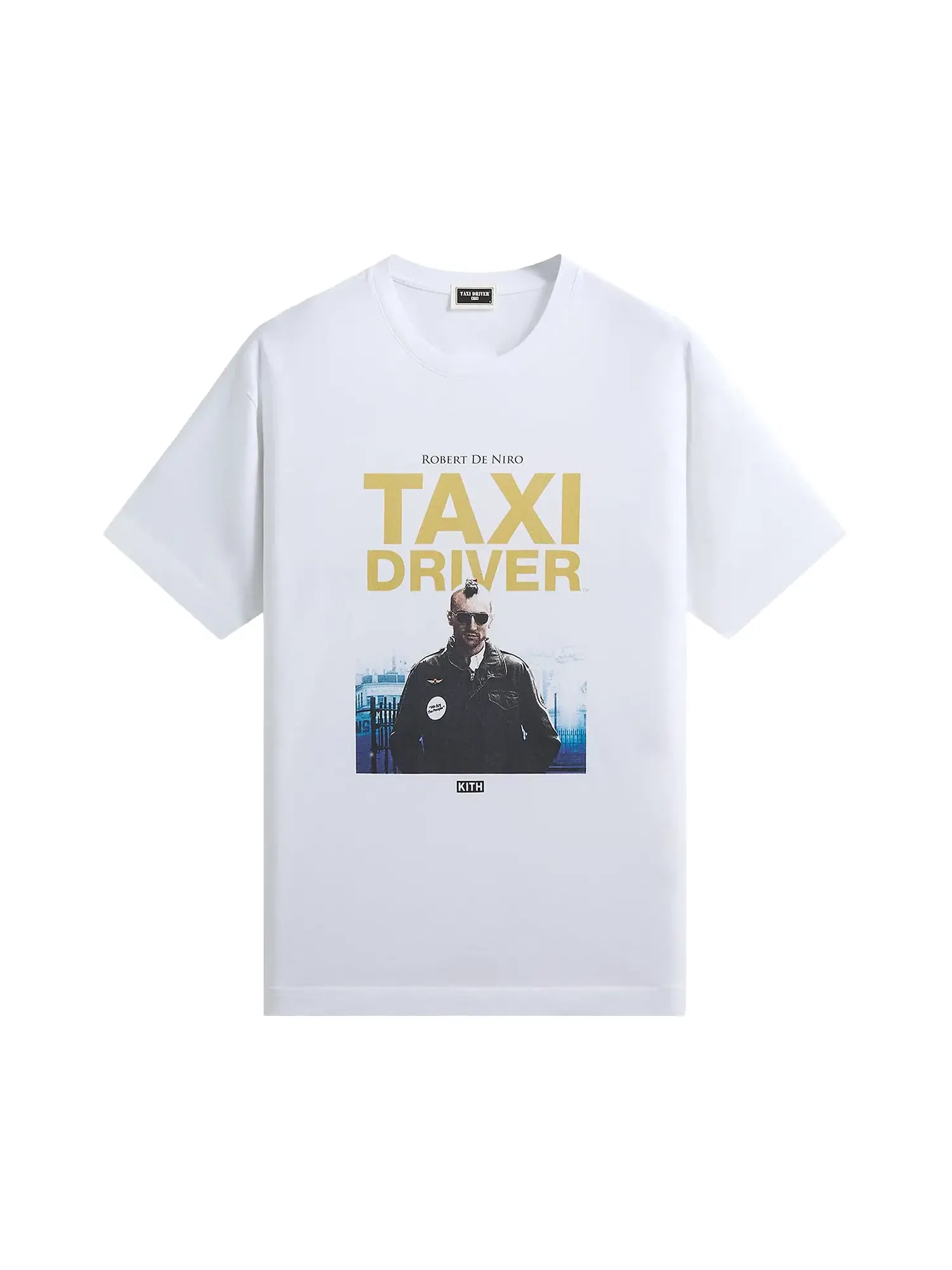 Футболка Kith For Taxi Driver на обложке DVD, стандартная — изображение 1 из 2, белый