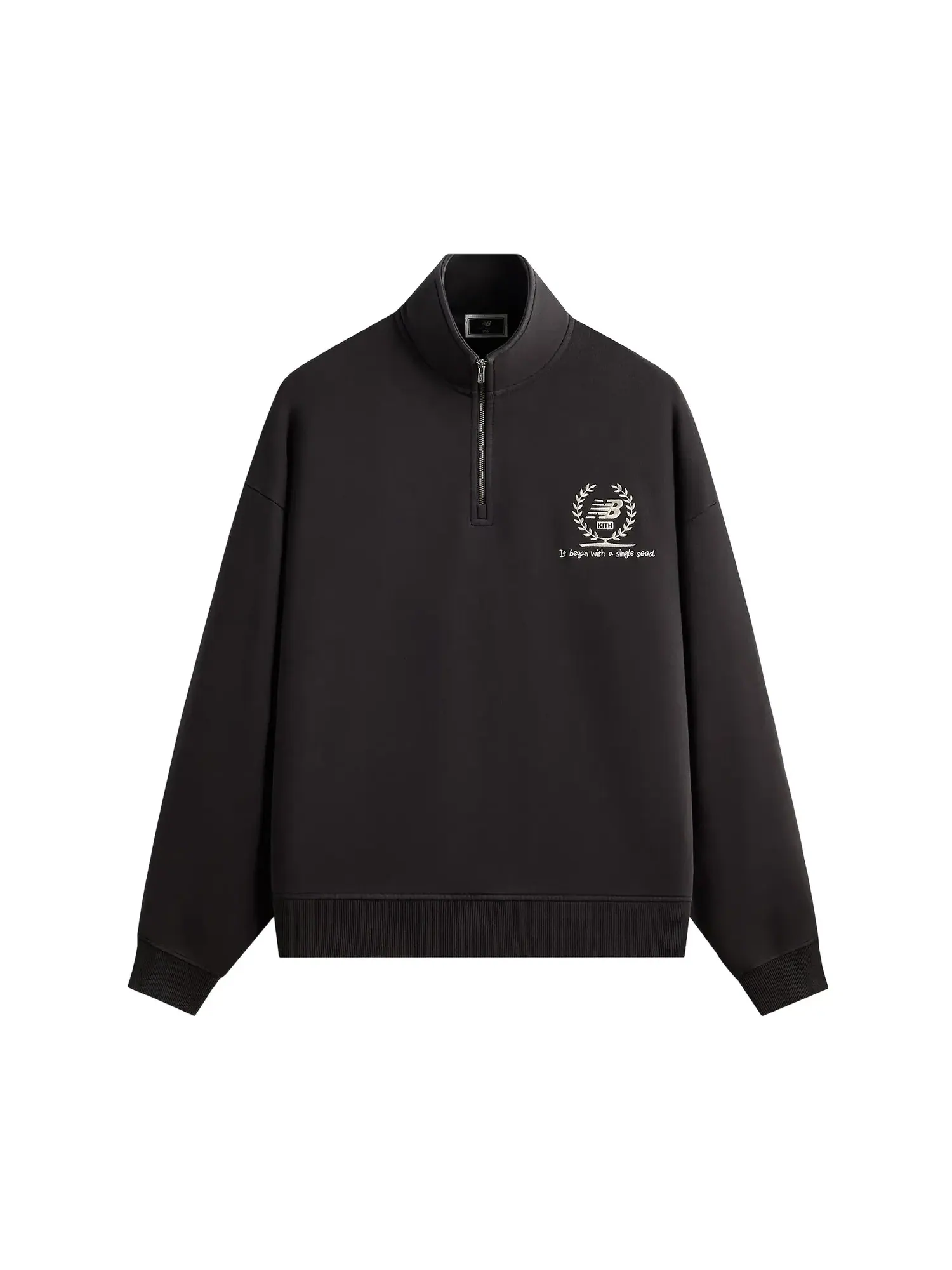 Свитшот Kith x New Balance Nelson Quarter Zip — изображение 1 из 2, черный