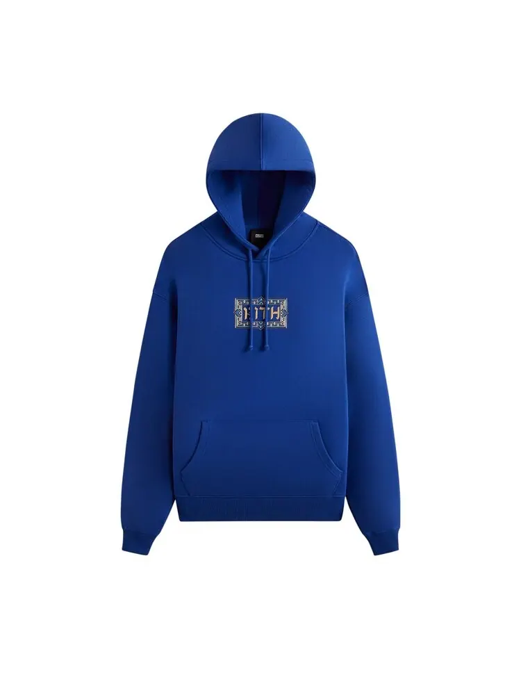 Худи Kith Treats Hanukkah Hebrew Logo Williams III 'Current' — изображение 1 из 2, синий