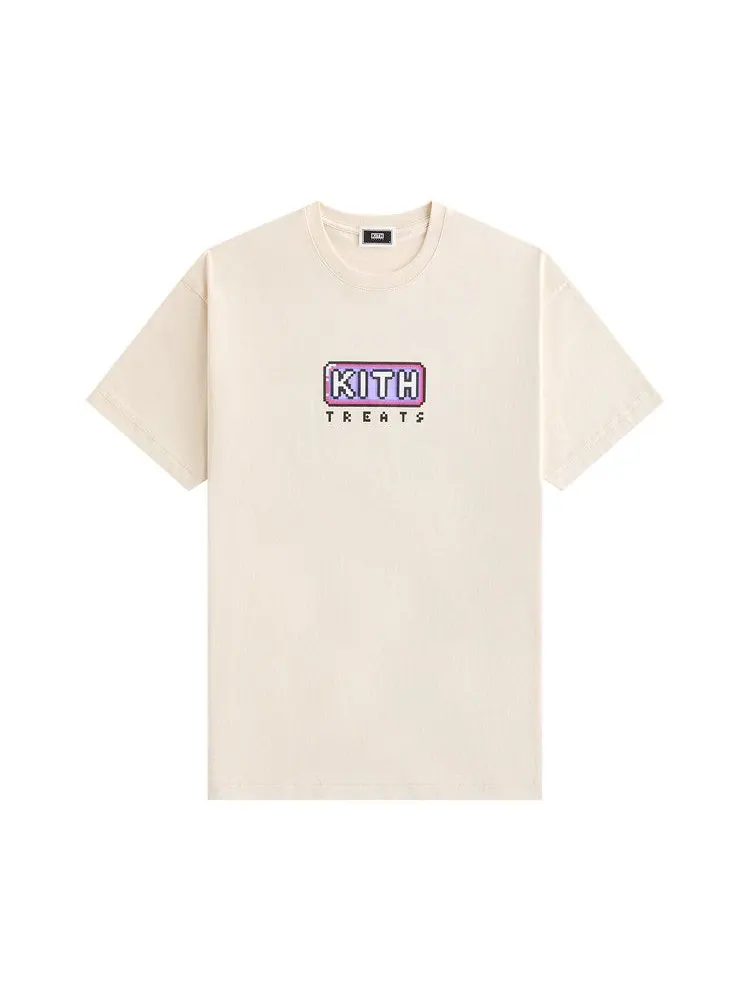 Футболка Kith Treats Grape Arcade Tee, Waffle — изображение 1 из 3, розовый