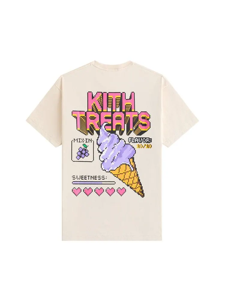 Футболка Kith Treats Grape Arcade Tee, Waffle — изображение 2 из 3, розовый