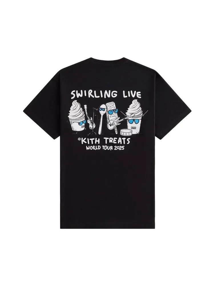 Футболка Kith Treats Swirling Live Tour Vintage Pocket Tee — изображение 2 из 3, черный