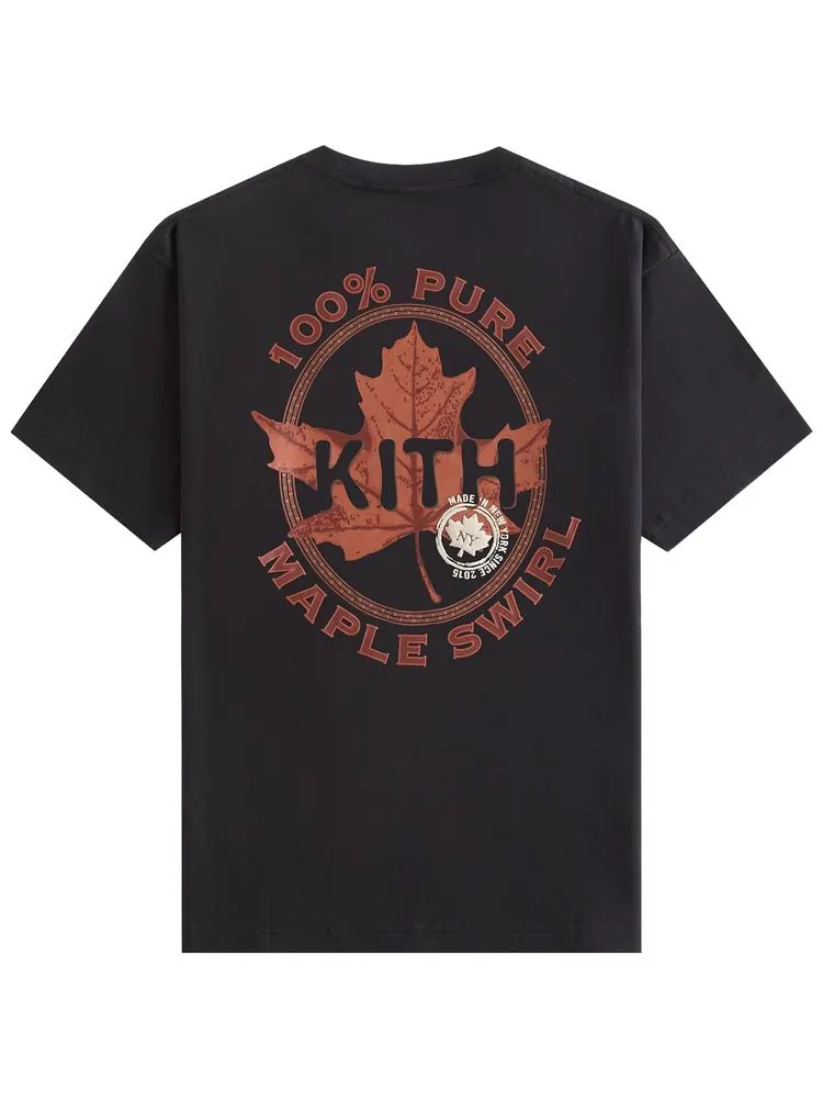 Футболка Kith Treats Pure Maple Tee — изображение 2 из 3, черный