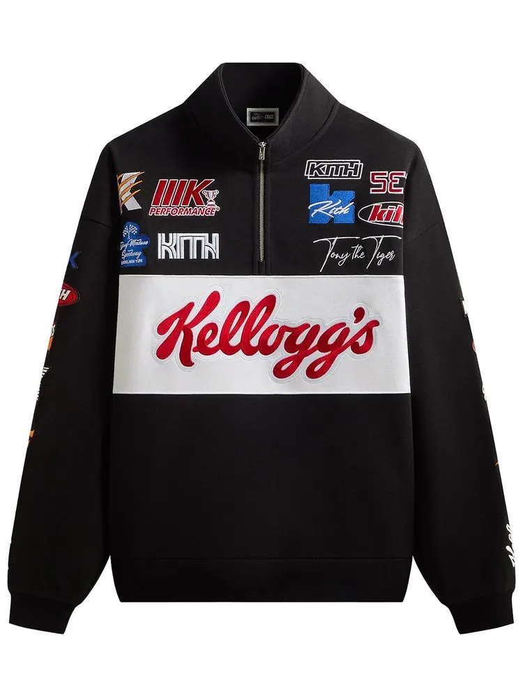 Толстовка Kith Treats For Kellogg’s Frosted Flakes Cereal &amp; Tony The Tiger Racing Nelson Quarter Zip — изображение 1 из 2