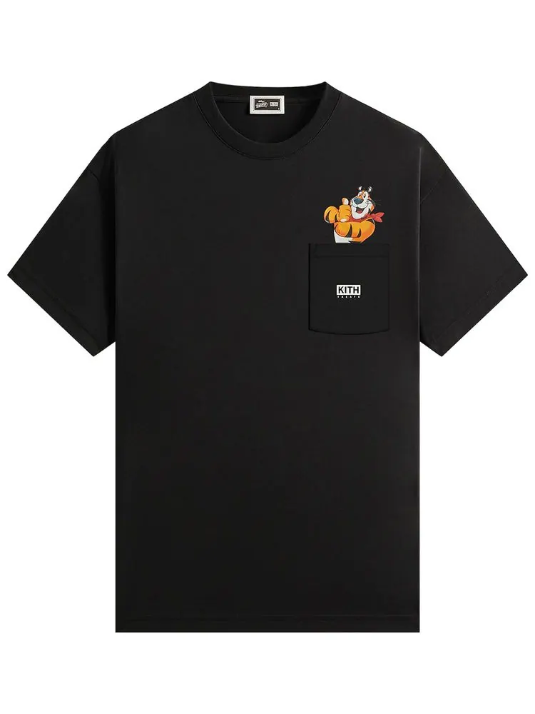 Футболка Kith Treats For Kellogg’s Frosted Flakes Cereal & Tony The Tiger Tony Signature Tee — изображение 1 из 2, черный