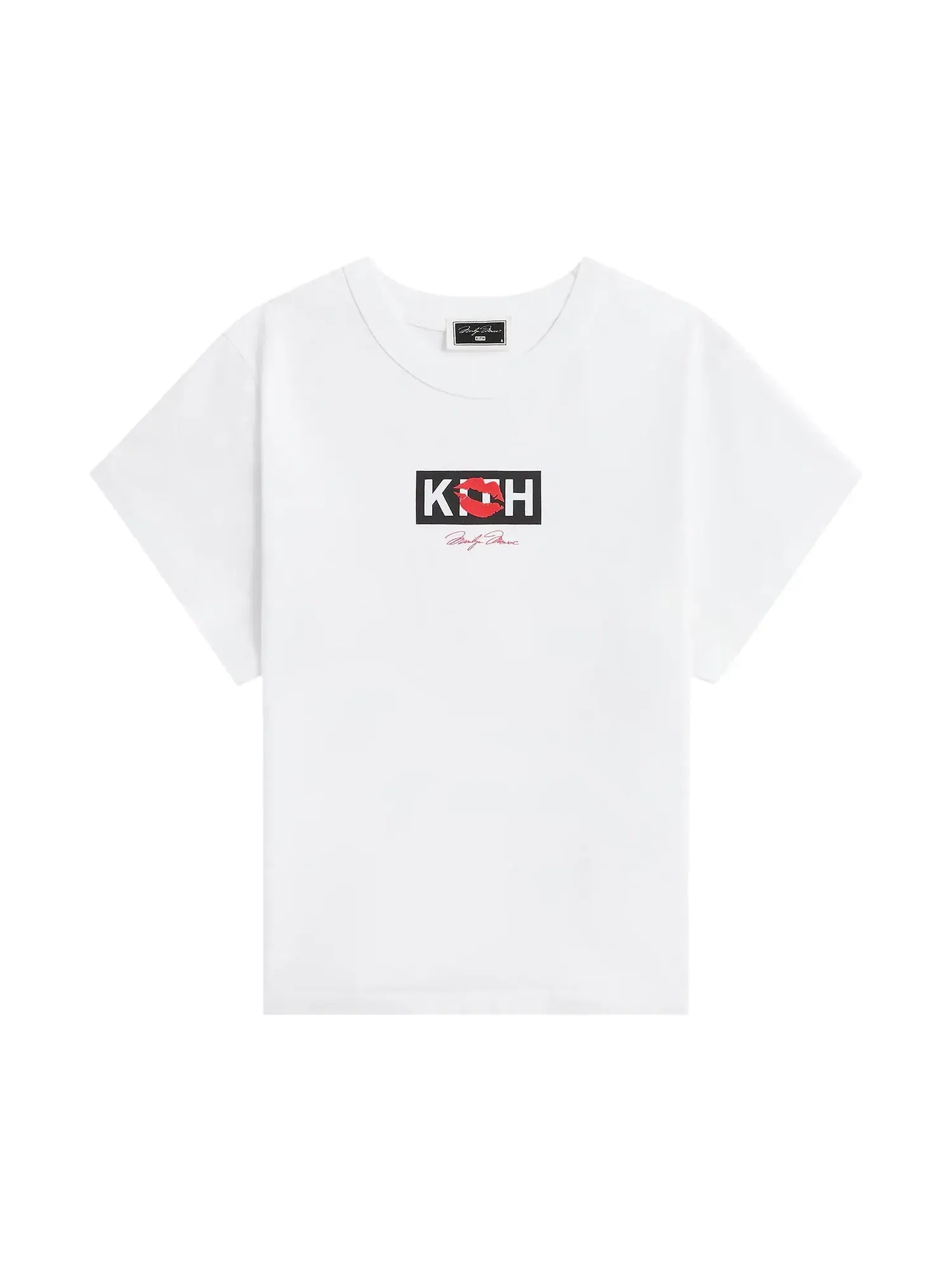 Женская футболка Kith Women For Marilyn Monroe Kiss Mulberry Vintage Tee — изображение 1 из 2, белый