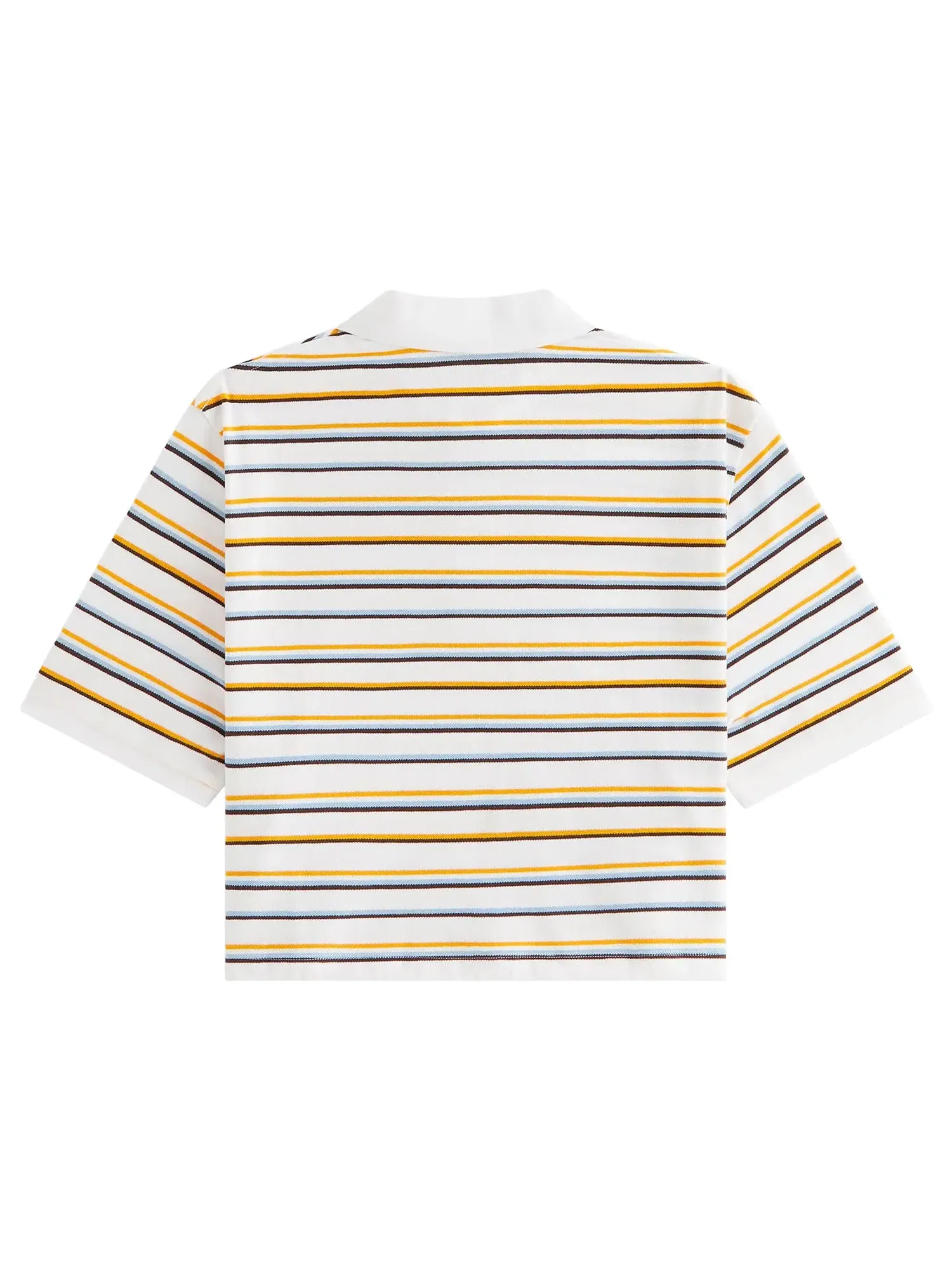 Женская поло-рубашка Kith Sadie Stripe Pique Polo — изображение 2 из 2, белый