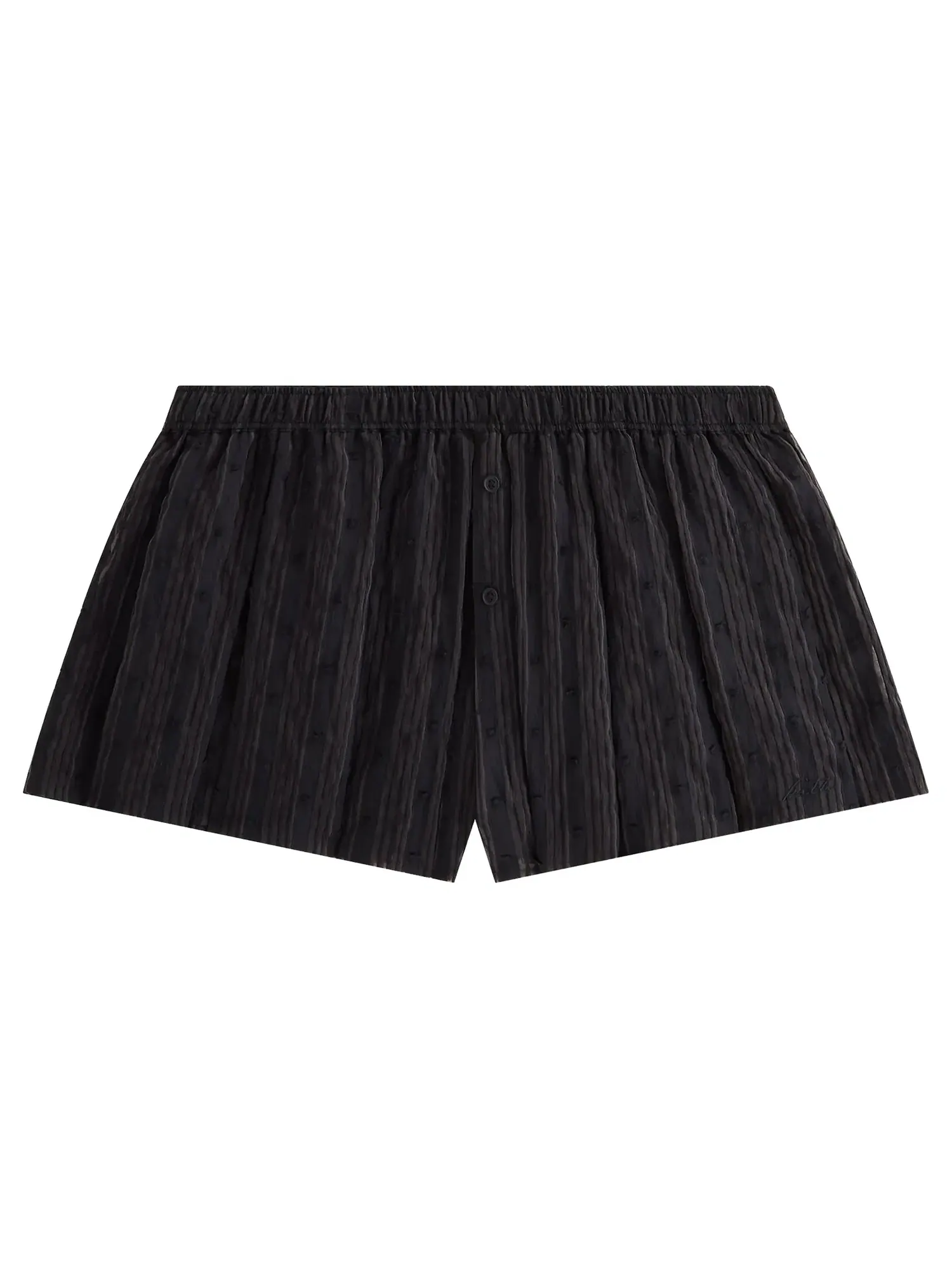 Шорты Kith Women Sashi Sheer Pleated — изображение 1 из 2, черный