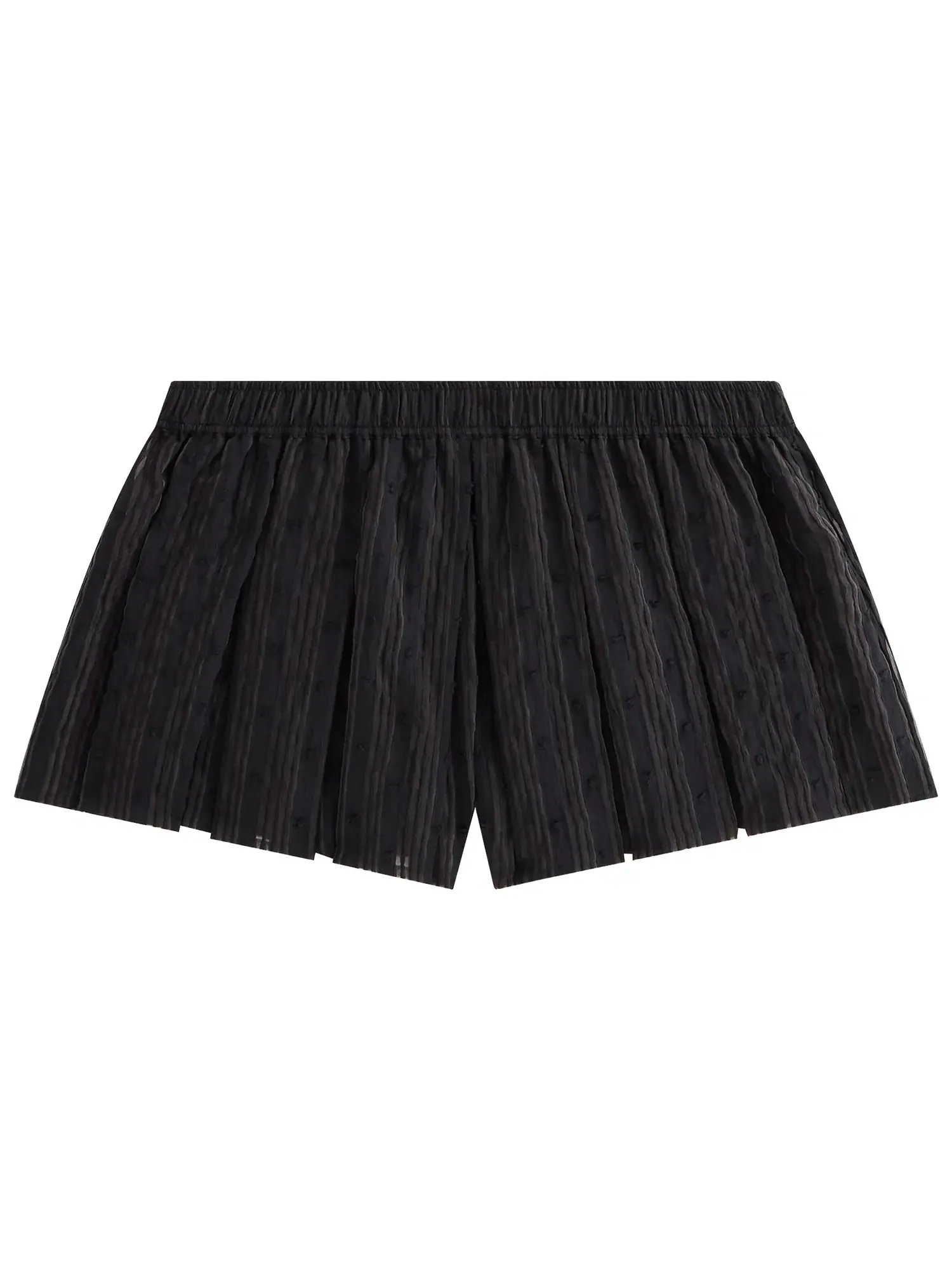 Шорты Kith Women Sashi Sheer Pleated — изображение 2 из 2, черный