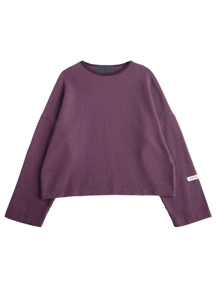 Свитер Jungles Boxy Knit Sweater — фиолетовый