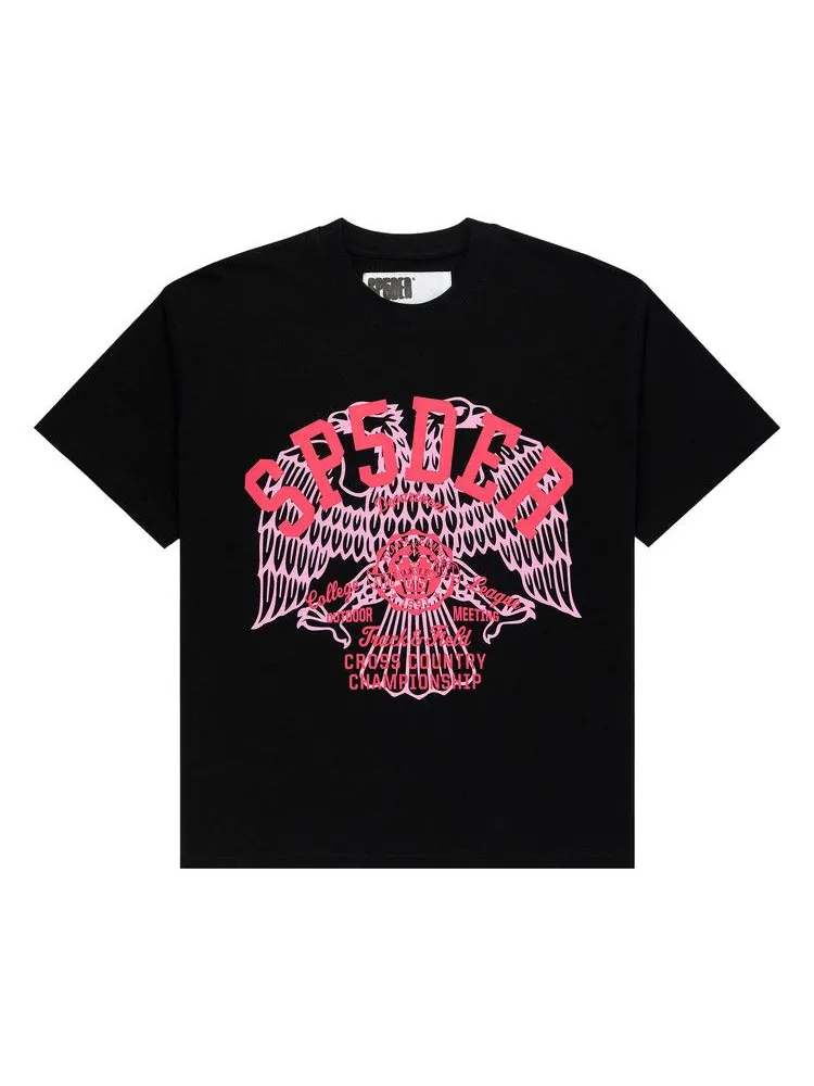 Футболка Sp5der Cross Country Slub Tee — изображение 1 из 2, черный