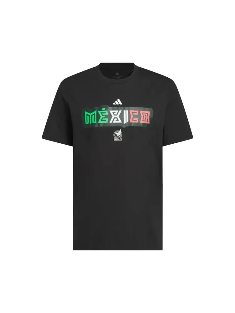 Футболка Adidas World Cup 26 Mexico Home Graphic Tee — изображение 1 из 1, черный