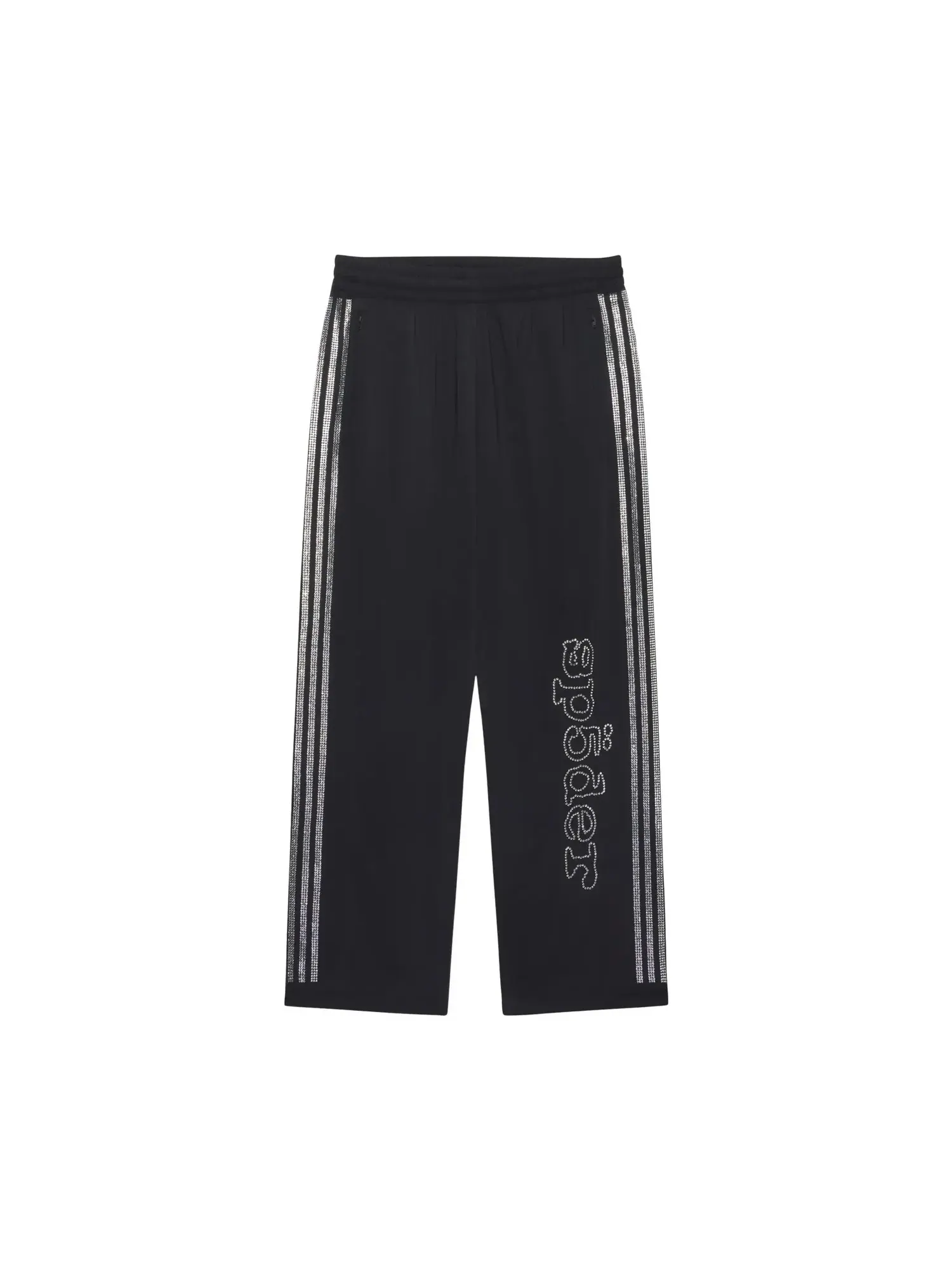Спортивные брюки Sp5der x Adidas со стразами — изображение 1 из 2, черный