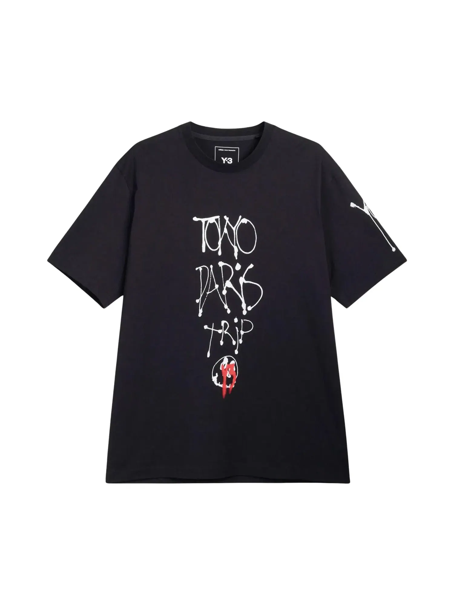 Футболка с коротким рукавом Yohji Yamamoto Pour Homme x Adidas City GFX — черный