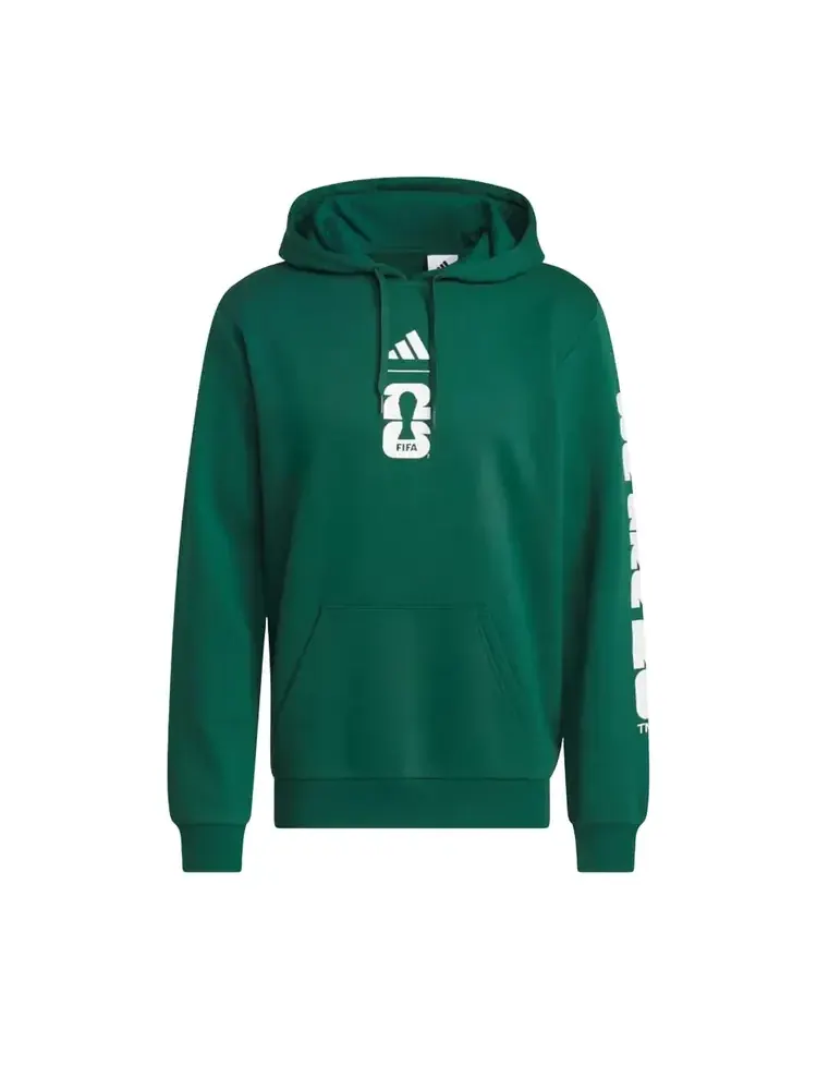 Худи Adidas World Cup 26 Mexico Graphic Hoodie 'Collegiate Green' — изображение 1 из 1, зеленый