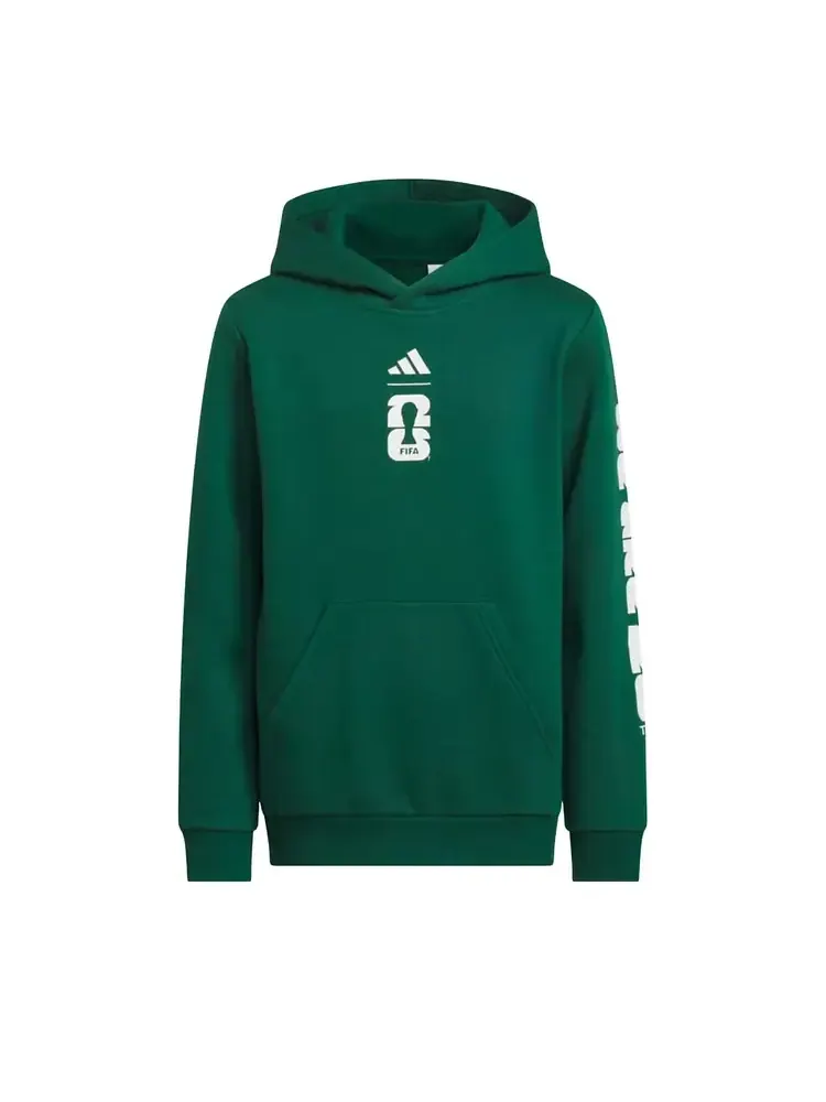 Худи Adidas World Cup 26 Mexico Graphic Hoodie 'Collegiate Green' — изображение 1 из 1, зеленый