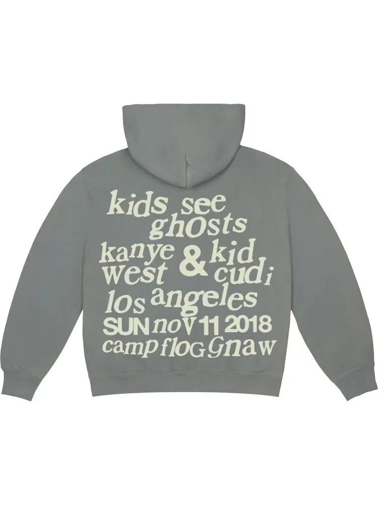 Толстовка Cactus Plant Flea Market Kids See Ghosts Hooded Sweatshirt 'Glacier' — изображение 2 из 2, зеленый