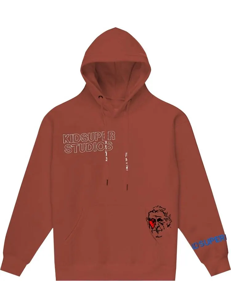 Толстовка KidSuper Super Sweatshirt 'Clay' — красный