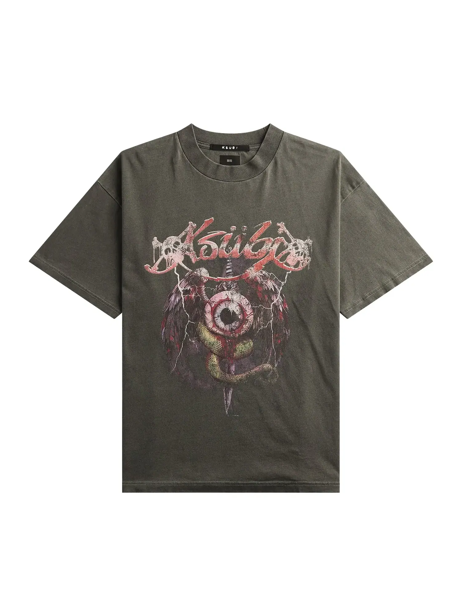 Футболка с коротким рукавом Ksubi Legend Ekcess — серый