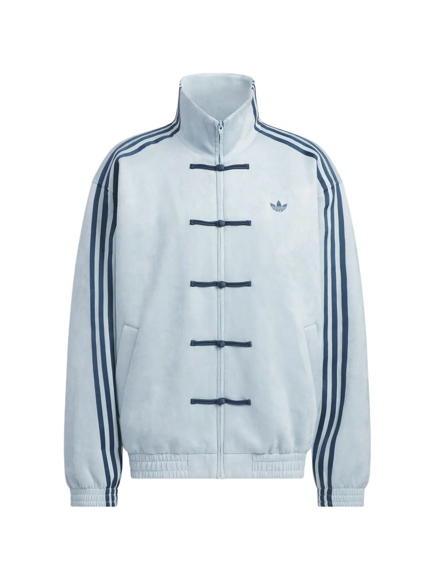 Куртка Adidas Originals CTT FW25 31 SOFT Unisex — изображение 3 из 6, светлый серый синий